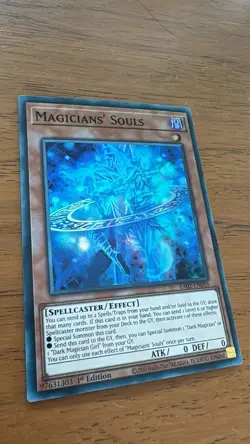 Yu-Gi-Oh! Magician's Soul RA02-EN014 1st Edition Super Rare English Near Mint - Image 1