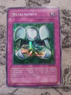 🔥 Metalmorph FMR-003 Ultra Rare Holo - Yu-Gi-Oh! Vintage Trap Card 🔥 - Image 1