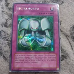 🔥 Metalmorph FMR-003 Ultra Rare Holo - Yu-Gi-Oh! Vintage Trap Card 🔥 - Image 2