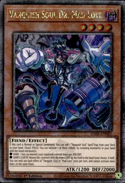 Vanquish Soul Dr. Mad Love - Quarter Century Secret Rare 1st RA04-EN045 - YuGiOh - Image 1