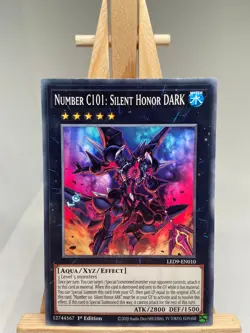 Number C101: Silent Honor DARK - 1st Edition LED9-EN010 - NM - YuGiOh - Image 1
