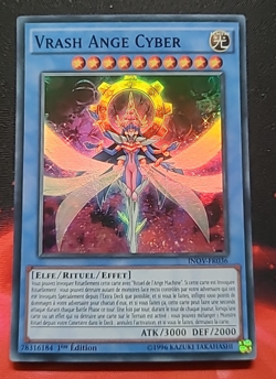 Yugioh Vrash Ange Cyber 1st Ed. INOV-FR036 Super Rare - Fr - Image 1