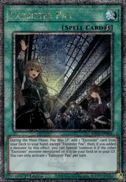 Exosister Pax 1st Ed Quarter Century RA02-EN066 Yu-Gi-Oh! - Image 1
