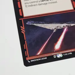Star Wars Unlimited Planetary Bombardment JTL 181 Red Legendary Tactic - Image 3