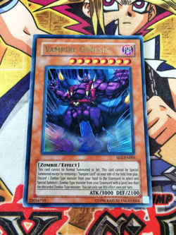 Vampire Genesis sd2-en001 Unltd Ed (LP) Ultra Rare Yu-Gi-Oh! - Image 1