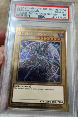 YuGiOh - Dark Magician 2017 DSOD Movie Pack Gld Ed. [MVP1-ENG54] - PSA 10 - Image 1