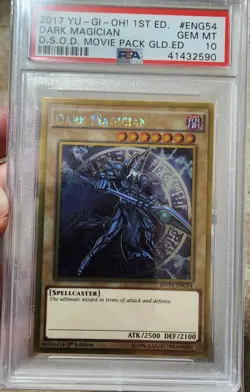 YuGiOh - Dark Magician 2017 DSOD Movie Pack Gld Ed. [MVP1-ENG54] - PSA 10 - Image 2