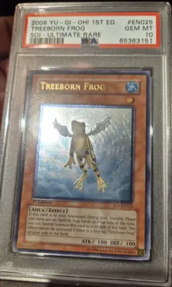 PSA 10 Treeborn Frog SOI-EN025 Ultimate Rare 1st Edition Yugioh Yu-Gi-Oh very... - Image 1