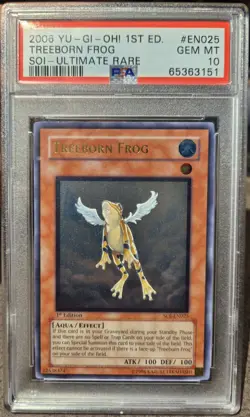 PSA 10 Treeborn Frog SOI-EN025 Ultimate Rare 1st Edition Yugioh Yu-Gi-Oh very... - Image 2