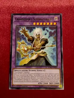 Yu-Gi-Oh! - Gravekeeper's Supernaturalist - SOFU-EN035 - Rare - 1st Ed. Unplayed - Image 1