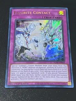 Yugioh! Favorite Contact POTE-EN069 Ultra Rare 1st Edition NM - Image 1