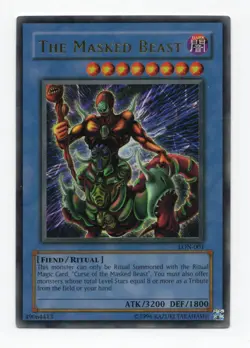 Yu-Gi-Oh! TCG the Masked Beast LON-001 Ultra Rare Holo Unlimited - Image 1