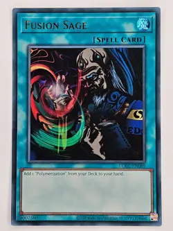 Yu Gi Oh - LCKC-EN089 Fusion Sage - Ultra Rare - Image 1