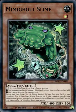 Mimighoul Slime - Super Rare 1st Edition ROTA-EN092 - NM - YuGiOh - Image 1