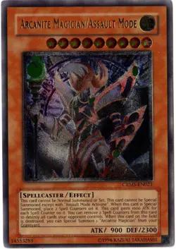 Yugioh Arcanite Magician/Assault Mode CRMS-EN021 1st Ultimate Rare NM - A - Image 1