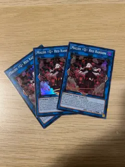 3x Maliss Q Red Ransom - CRBR-EN018 - Super Rare YUGIOH FREE SHIPPING - Image 1