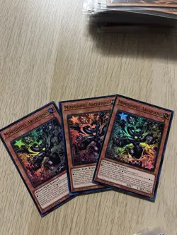 3x Mimighoul Archfiend (INFO-EN093) - Super Rare - NM Yugioh Play Set - Image 1
