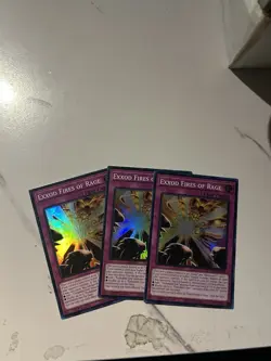3x Exxod Fires of Rage - INFO-EN068 Super Rare Yugioh FREE SHIPPING - Image 1
