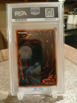 2002 Yugioh Polymerization PSA 9 Original Print LOB-059 Super Rare Unlimited OG - Image 2