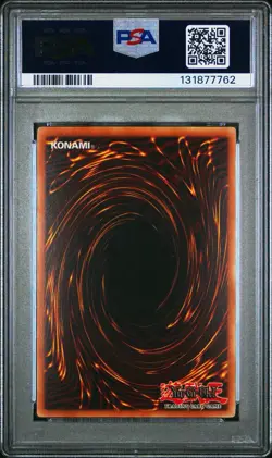 2002 Yu-Gi-Oh! Polymerization Legend of Blue Eyes LOB Unlimited Super Rare PSA 8 - Image 2