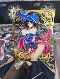 Goddess Story Gold Metal Card Dark Magician Girl Yu Gi Oh! # 26/200 Waifu Cards - Image 1