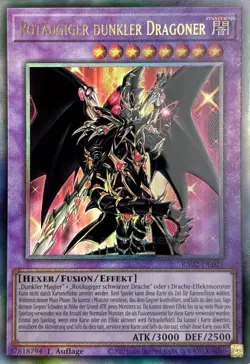Yu Gi Oh! RED-EYES DARK DRAGOON RA02-EN021 ULTIMATE Rare - Image 1