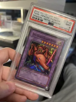 Yu-Gi-Oh! TCG Twin-Headed Thunder Dragon Metal Raiders MRD-120 Unlim PSA 9 - Image 2