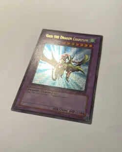 Yu-Gi-Oh! Gaia The Dragon Champion LOB-125 Ultra Rare Name Misprint NM - Image 2