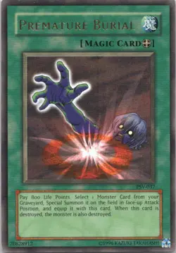 1996 TCG UNLIMITED PREMATURE BURIAL HOLO RARE #PSV-037 - Image 1