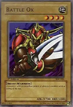 Yugioh! Battle Ox - SDK-005 - Common - 1st Edition Near Mint, English - Image 1