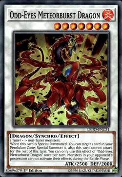 Odd-Eyes Meteorburst Dragon - 1st Edition LEDD-ENC31 - NM - YuGiOh - Image 1