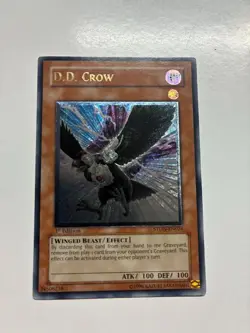 USA Seller Yugioh D.D. Crow STON-EN024 Ultimate Rare 1st Edition - Image 1