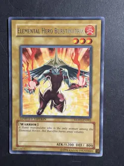Elemental Hero Burstinatrix MDP2-EN003 -Limited Ed. McDonald's Promo Yugioh Card - Image 1