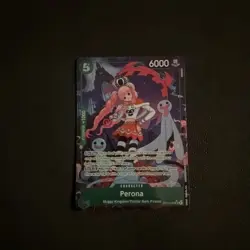 Perona OP14-033 Alternate Art - The Azure Sea’s Seven One Piece TCG English - Image 1