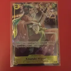 One Piece One Piece Kouzuki Hiyori Alt Art SR Wings of the Captain #OP06-106 NM - Image 1