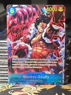 Monkey.D.Luffy OP11-118 SEC Alt Art ONE PIECE A Fist of Divine Speed ENGLISH - Image 1