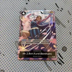 Mr.2.Bon.Kurei Bentham Alt Art OP14-091 One Piece TCG English IN-HAND - Image 1