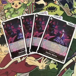 One Piece TCG PRB02-013 Gecko Moria R - Pack Fresh 4x Playset - Image 1