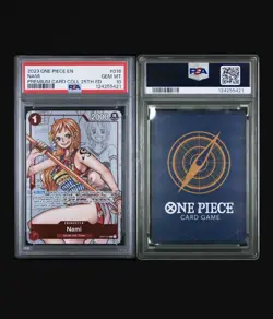 One Piece CCG Nami Manga Alternate Art OP01-016 PSA 10 - Image 3