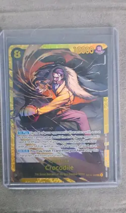 Crocodile OP14-120 (SEC) THE AZURE SEA'S SEVEN English One Piece Tcg - Image 1