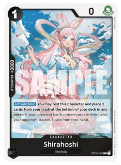 OP05-082 Shirahoshi :: Rare One Piece TCG Card :: OP05: - Image 1