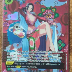 Bandai One Piece CCG Boa Hancock OP14-EB04 OP14-123 Foil Character Card - Image 2