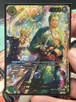 Roronoa Zoro - PRB02-006 (SP) PRB02-006 The Azure Sea's Seven Foil - Image 1