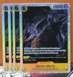 ONE PIECE TCG Gecko Moria SR Super Rare OP14-104 The Azure Sea's Seven English - Image 1