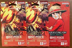 Lot Of 3x One Piece Sleeved Booster Packs - 1x OP13 & 2x PRB02 - Sealed English - Image 2