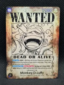 Monkey.D.Luffy (Wanted Poster) One Piece OP05-119 Emperors in the New World Eng - Image 1