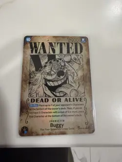 One Piece TCG - Buggy (Wanted Poster) SP OP09-051 Emperors in the New World - Image 1