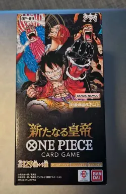 One Piece Card Game OP09 24x Booster 1x Display JP NEU OVP Sealed TCG - Image 2