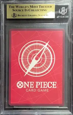 2025 ONE PIECE PROMO BVB X ONE PIECE MATCH DAY '25 MONKEY D. LUFFY BGS 9.5 - Image 2