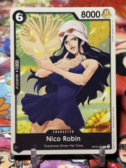 NICO ROBIN - One Piece OP10-089 - RELEASE EVENT Promo - Royal Blood Event - Image 1